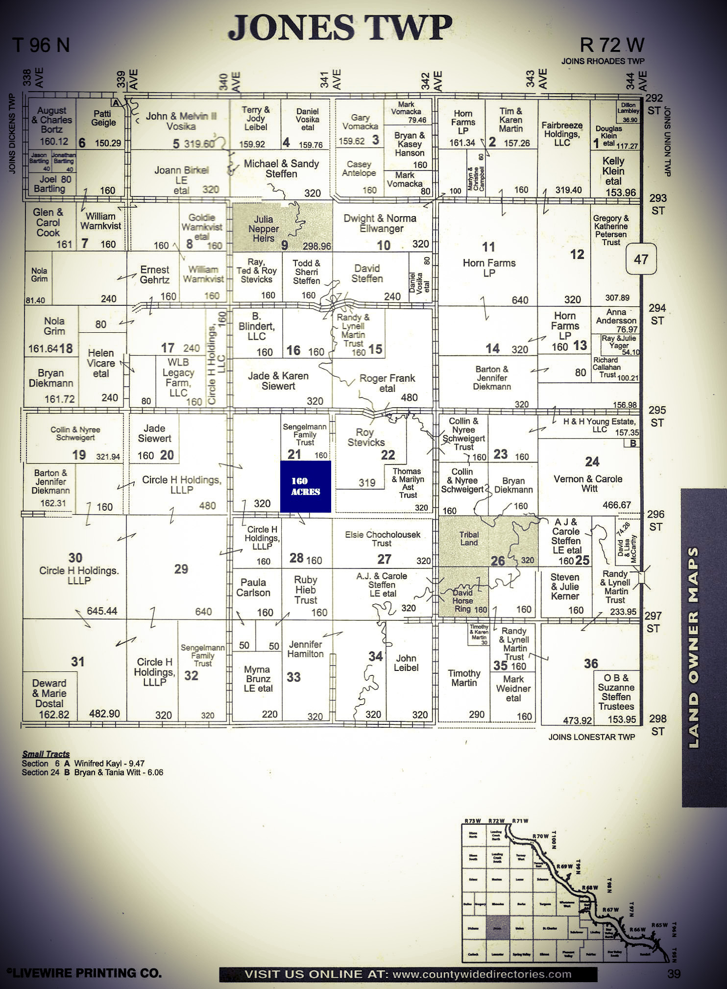 160± Acres of Central South Dakota Land – Offered Live Onsite & Online — Auction in Burke, SD thumbnail 2
