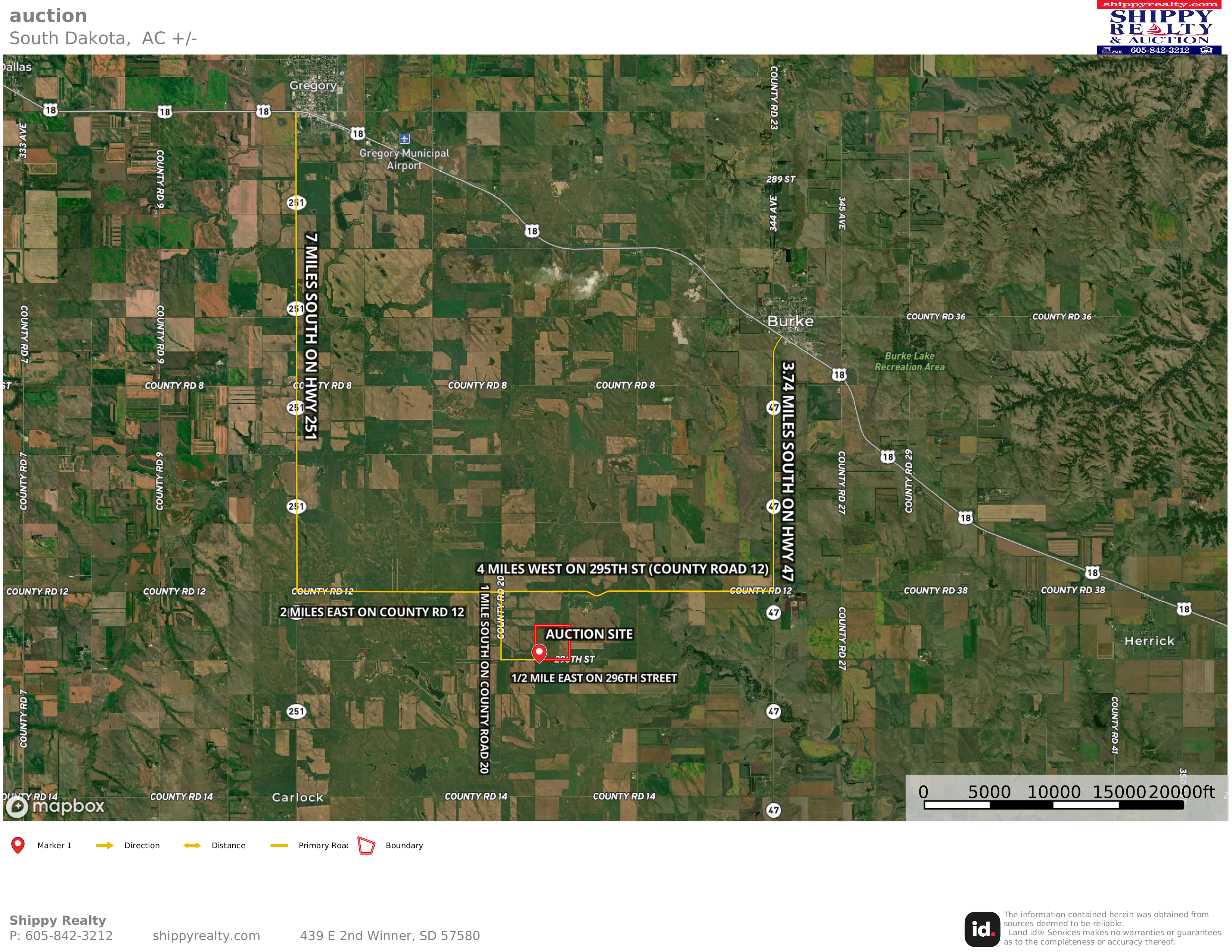 160± Acres of Central South Dakota Land – Offered Live Onsite & Online — Auction in Burke, SD thumbnail 3