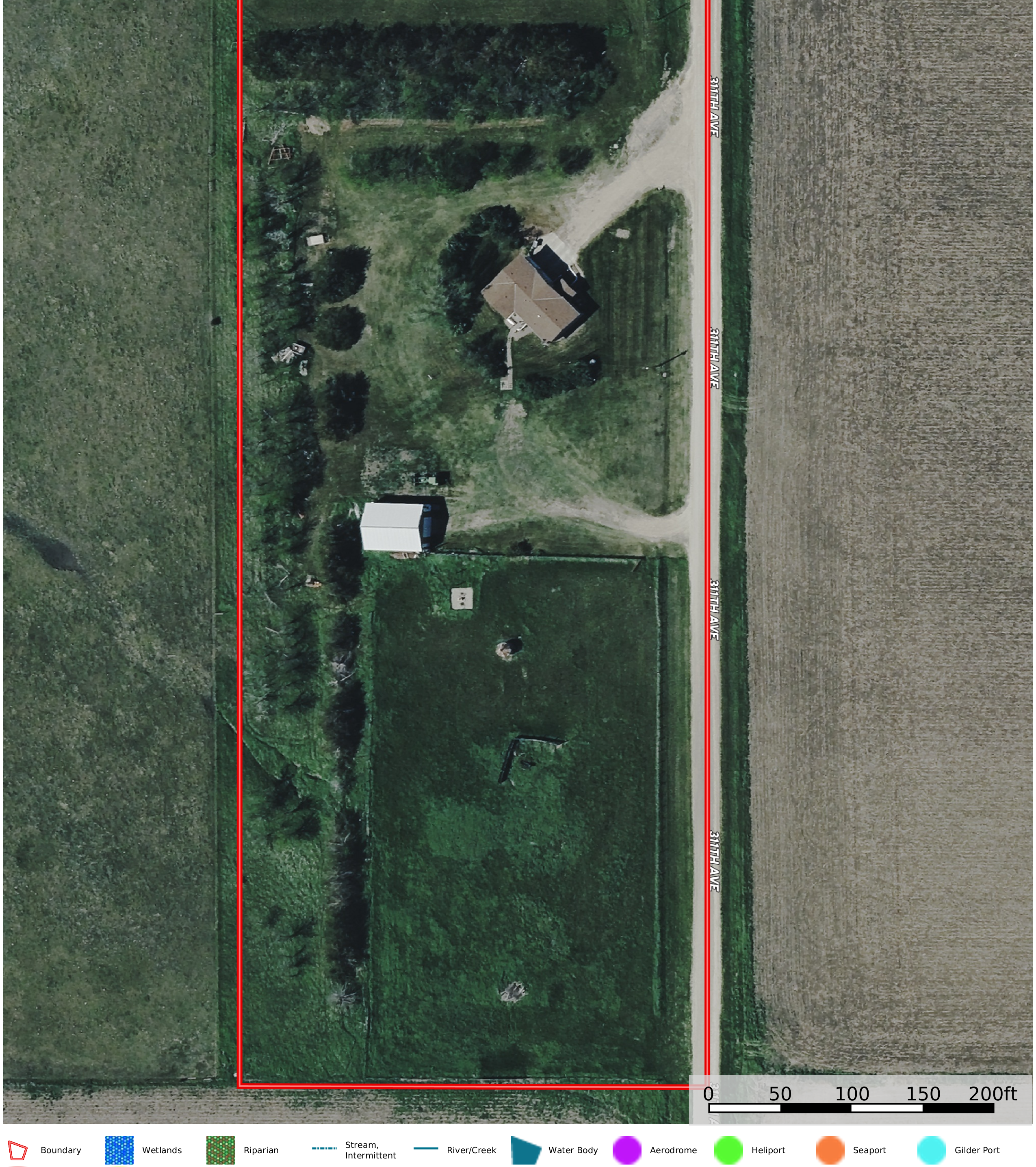 Split Level Home on 20 Acres with Machine Shed — Winner, SD real estate photo thumbnail 18